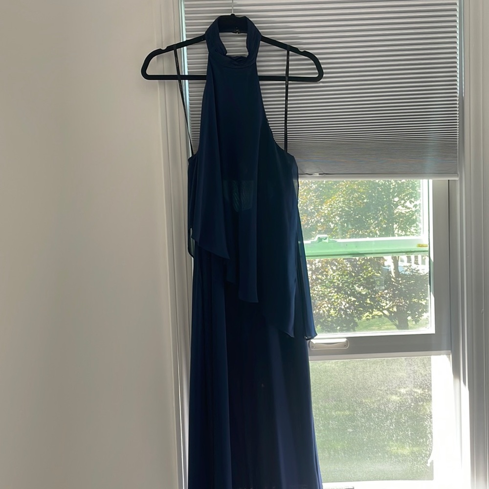 Laundry shelli segal navy blue gown
